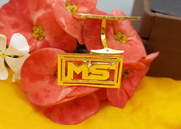 Alphabet Cufflinks New Handmade Design For Men's