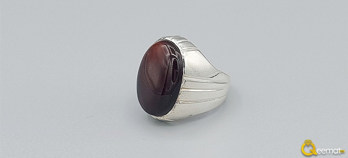 Agate Stone Silver Ring