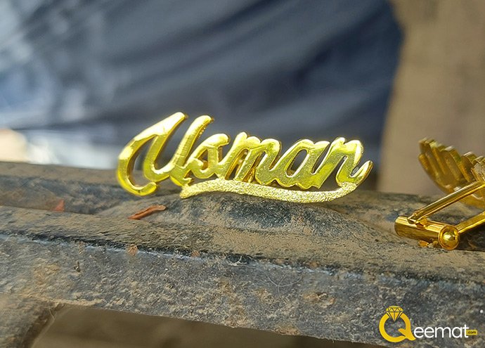 Beautiful Custom Name Studs in Gold Color New Design