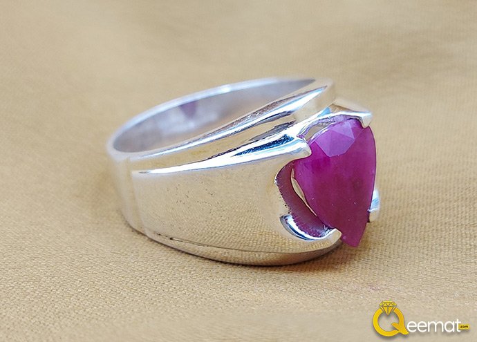 Beautiful Garnet Ring For Men With Custom Name In English Arabic Urdu Online Order