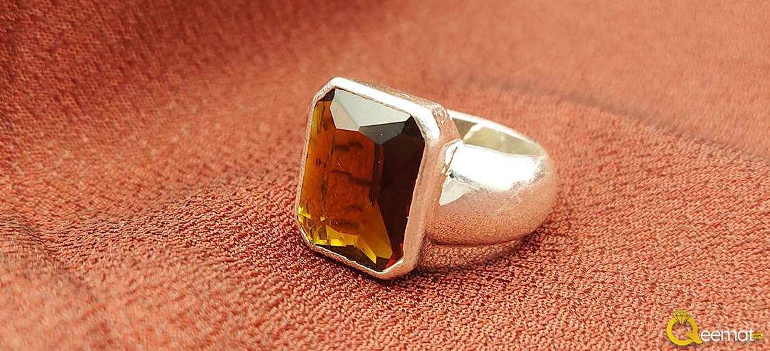 Beautiful Garnet Stone Ring For Men Or Boys Made Of Pure 925 Silver