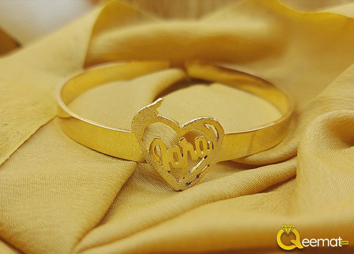 Beautiful Gold Plated Heart Bracelet Design For Girls Beautiful Gold Plated Heart Bracelet Design For Girls