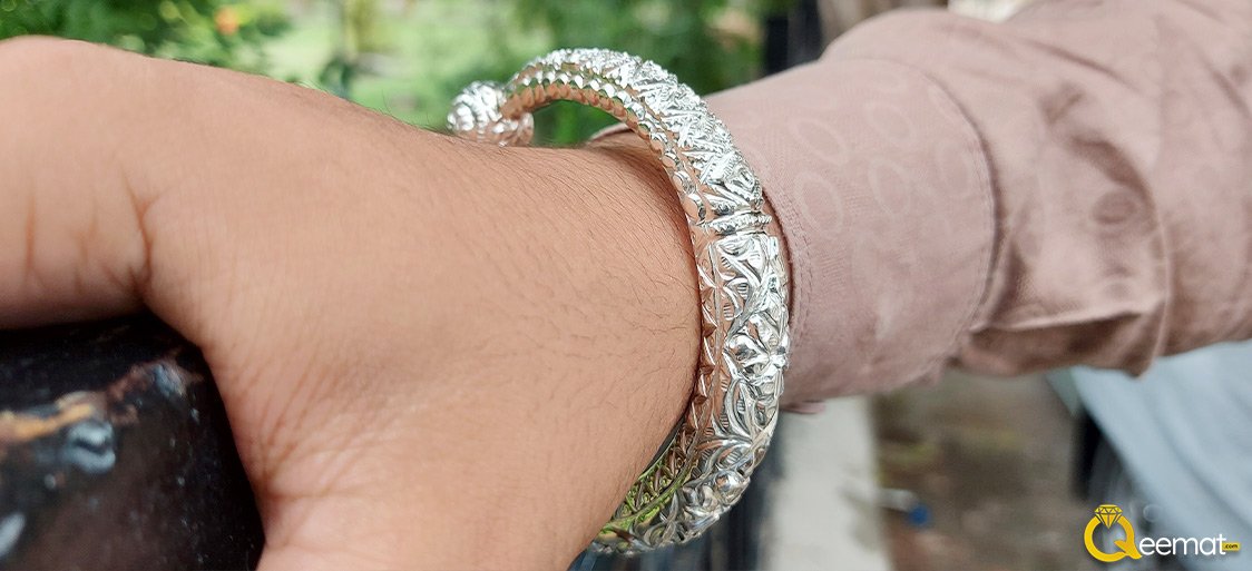 Best Handmade Kada Design Made Of Silver