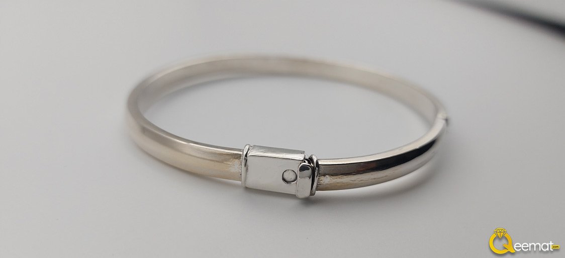 Best Sterling Silver Plain And Shining Bracelet For Men