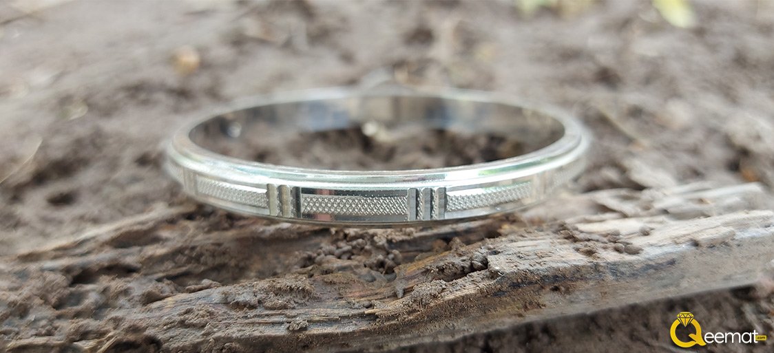 Big View Of Modern Kada For Women Pakistani Style Pure Silver