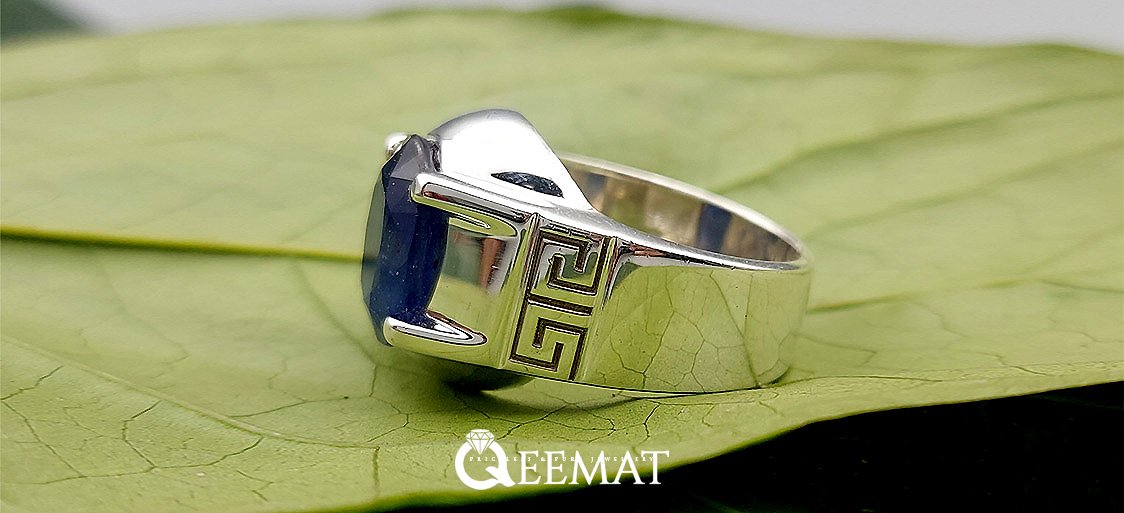 Blue Sapphire Ring Sagittarius Star Stone