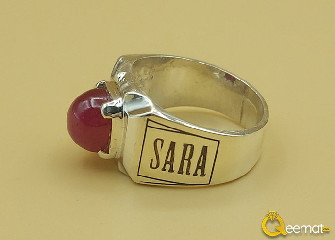 Cancer Star Birthstone Ring Made Of Garnet Stone