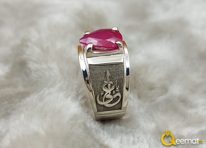 Capricorn Star Stone Garnet Ring In Silver