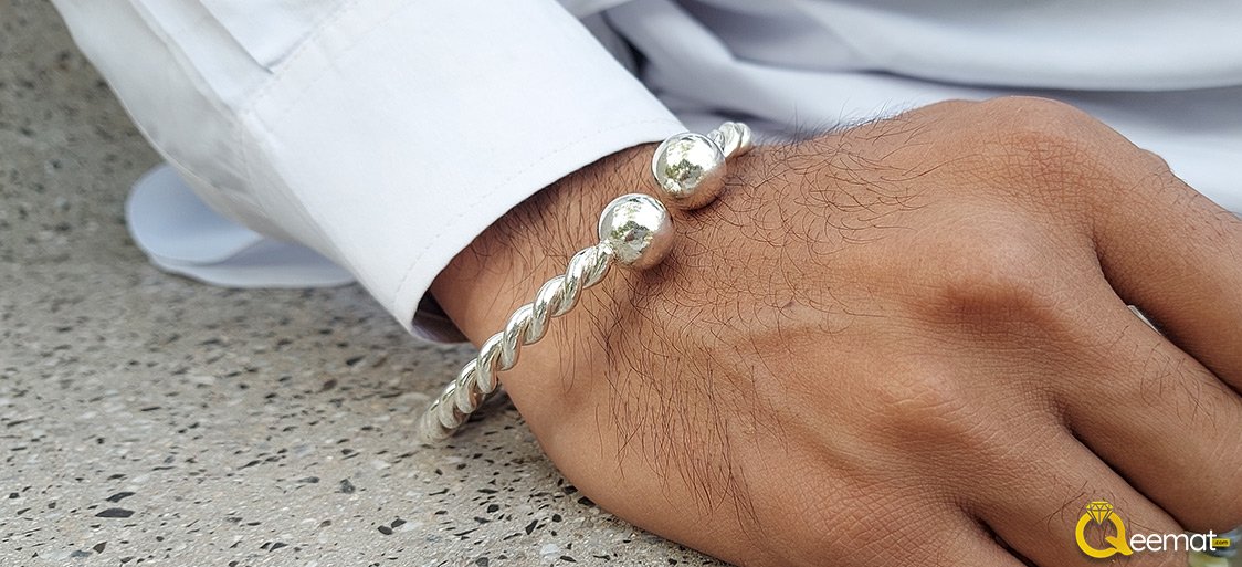 Silver Made Bracelet For Shia Muslims Girls And Boys