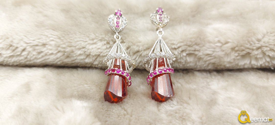 Crystal Drop Earring Design