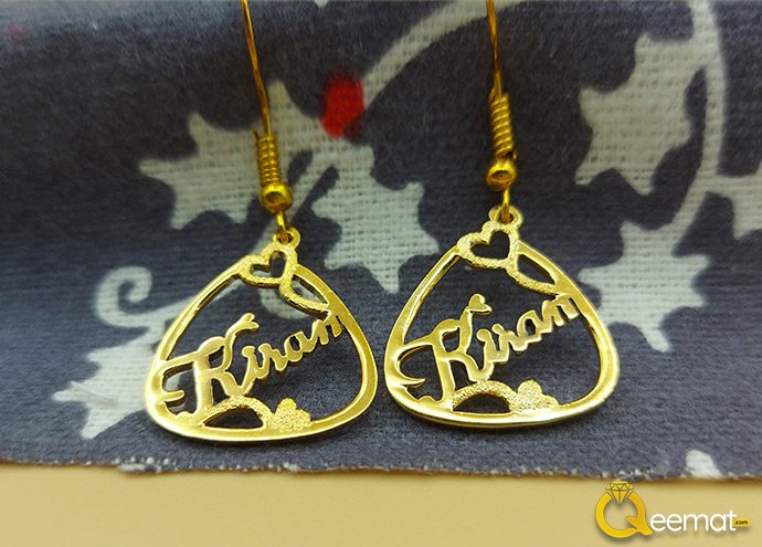 Custom Name Earrings For Girls Made In Silver Custom Name Earrings For Girls Made In Silver