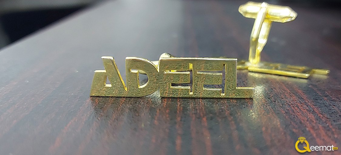Custom Name Gold Plated Studs