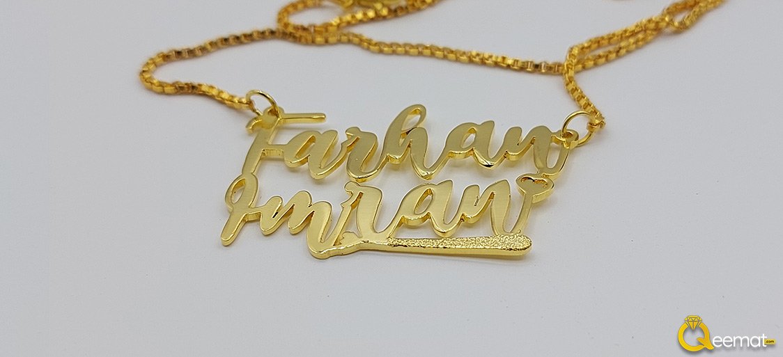 Farhan Imran Double Name Male Locket For Women Farhan Imran Double Name Male Locket For Women