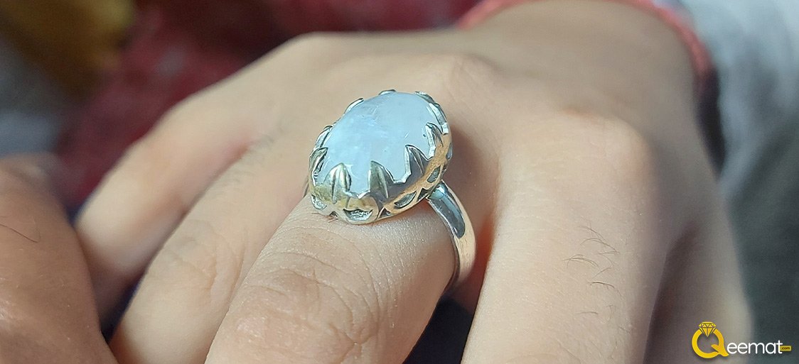 Handmade Moonstone Ring Design For Girls