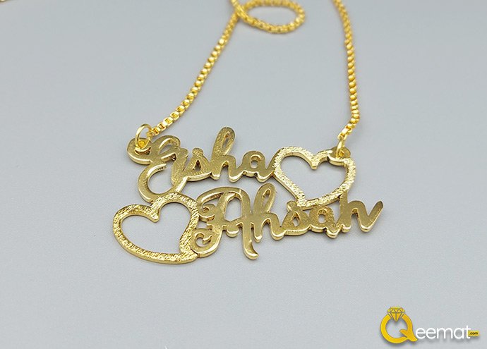 Heart Shape Couple Necklace For Boys And Girls