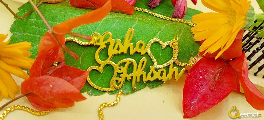 Heart Shape Couple Necklace For Women