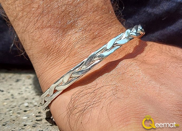 Men's Kada Silver Made