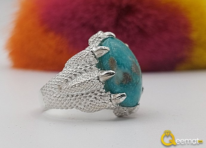 Modern Feroza Ring Made In Silver