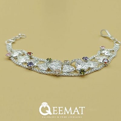 Silver Made Bracelet Design For Girls - 925 Sterling Silver