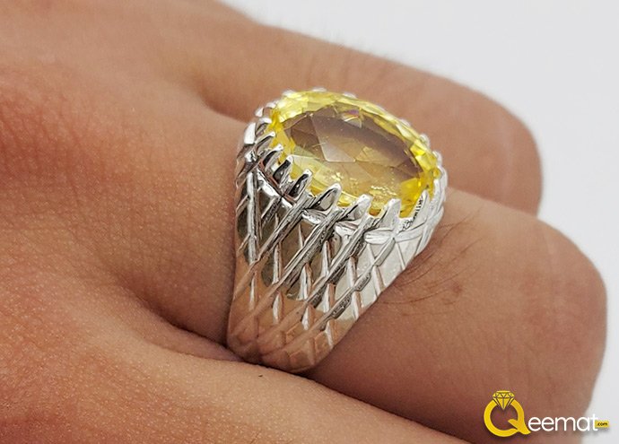 Natural Marjan Gemstone Rings Pure Silver