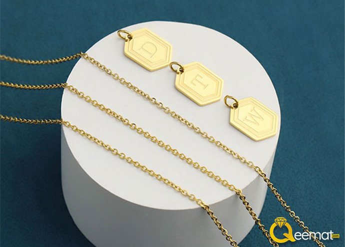 Pure Silver Gold Plated Necklace
