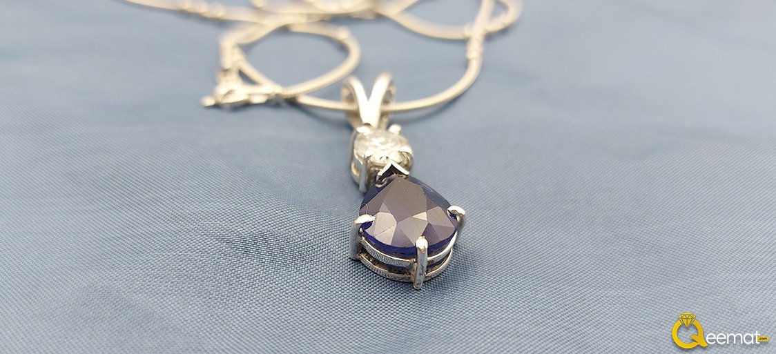 Sapphire Locket With Chain