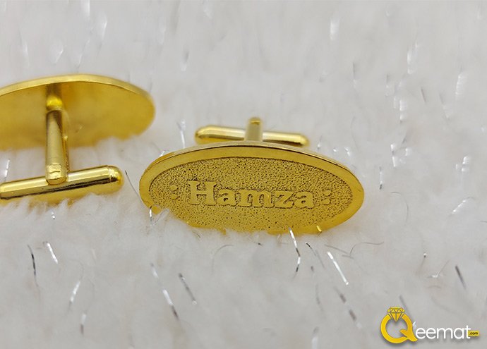 New Style Silver Made Name Engraved Cufflinks Studs For Boys