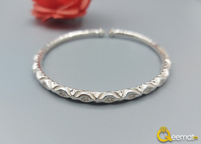 Silver New Style Chitrai Kada For Men And Women Imgs