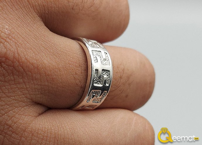 Simple Pure Silver Rings For Women Without Stone