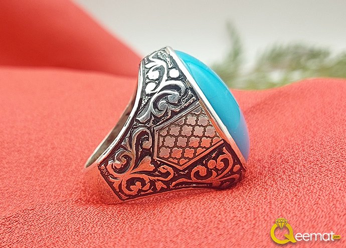 Turquoise Ring For Men's Partaash Style