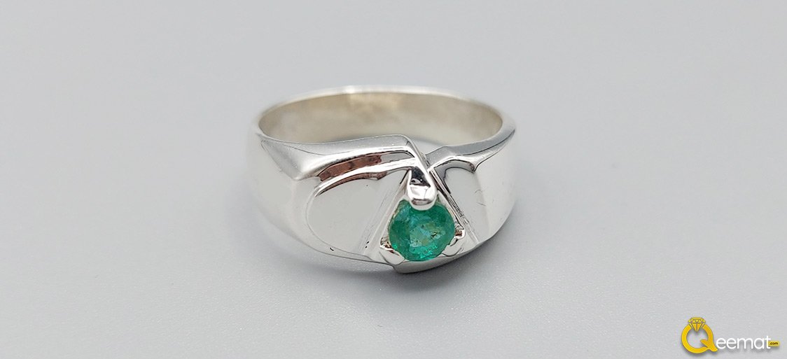 Emerald Stone Ring For Girls