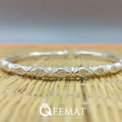 Pure Silver Bracelet (Kara/Kari) for Men & Women