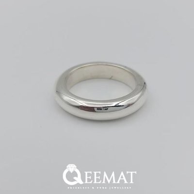 Simple Plain Band Ring For Boys & Men Made Of 925 Sterling Silver