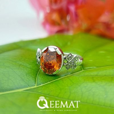 Zircon Stone 925 Sterling Silver Ring for Women