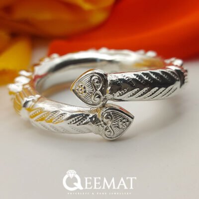 Buy Engraved Flower Design Light Weight Kada Bracelet for Kids