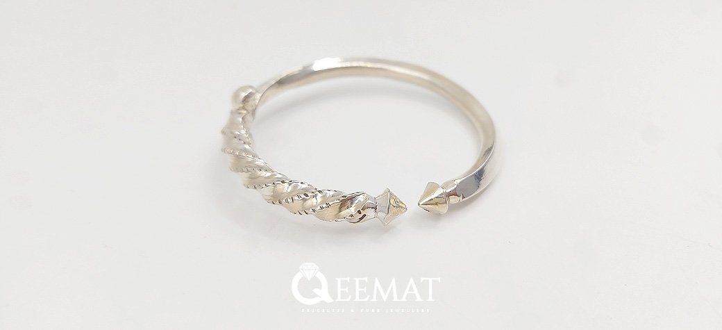 Pure Silver Kada Talwar Style For Boys And Girls Pure Silver Kada Talwar Style For Boys And Girls