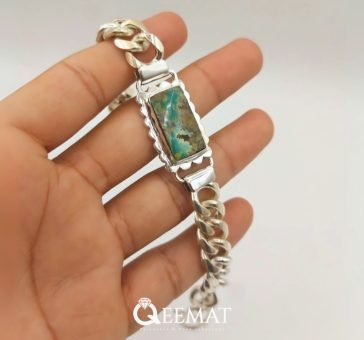 sterling-silver-firoza-stone-bracelet-for-men