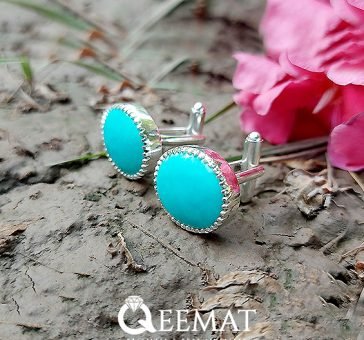 sterling-silver-turquoise-gemstone-cufflinks