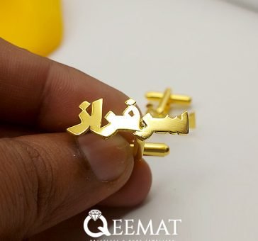 urdu-font-cufflinks-design